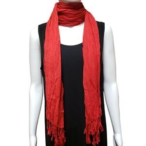 🌹VIBRANT RED INFINITY SCARF
